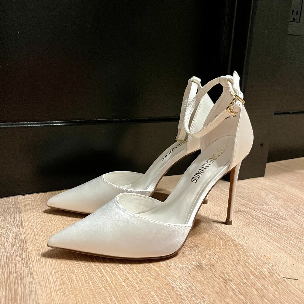 DREAM PAIRS Women's Strappy Closed Toe Stiletto Pumps